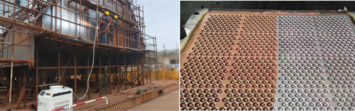 Laser rust removal machine